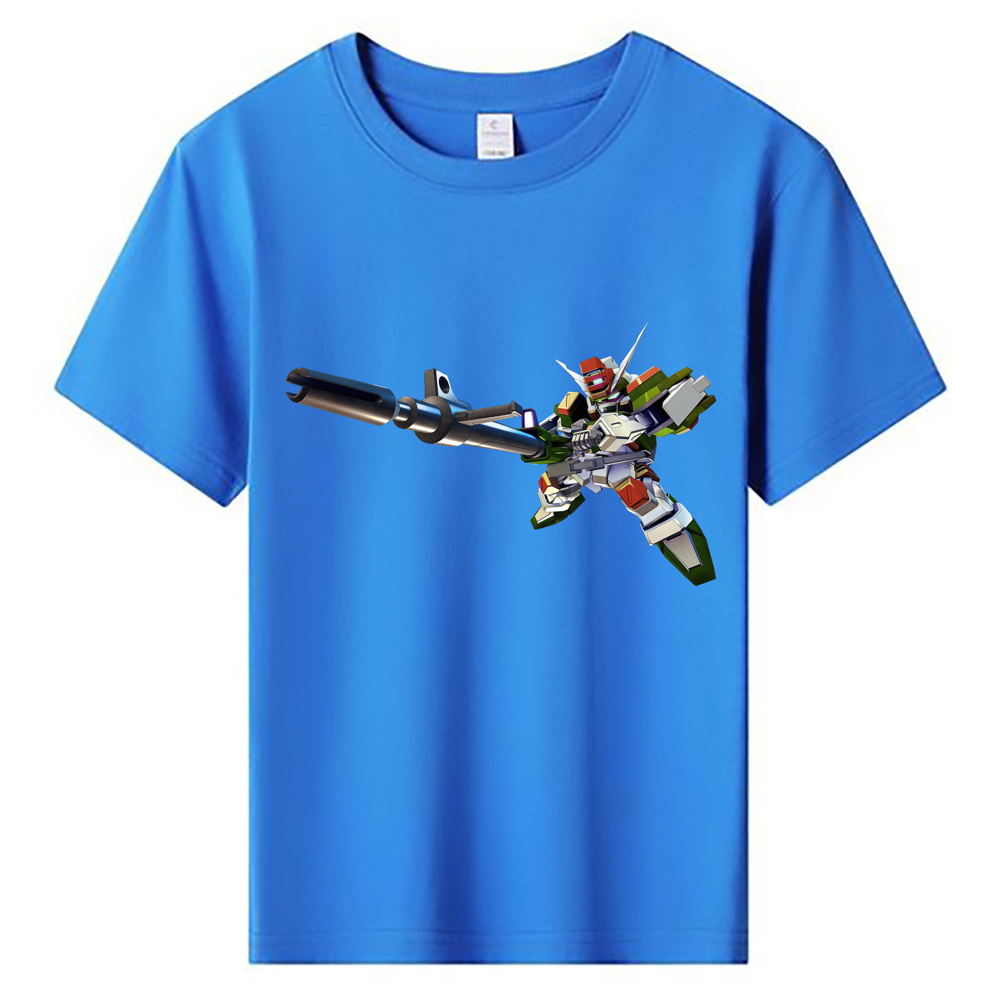 （画像用） 機動戦士ガンダム Mobile Suit Gundam 綿100％キッズTシャツ（フロントプリント）